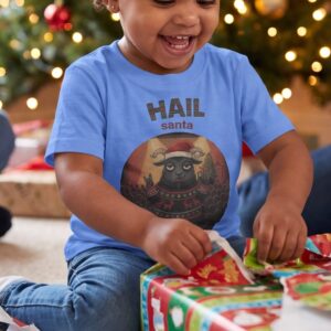 Hail Santa Toddler Ugly Christmas Shirt