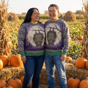 Plus size styling photo, Hang In There Matching Halloween Sweatshirts for Couples