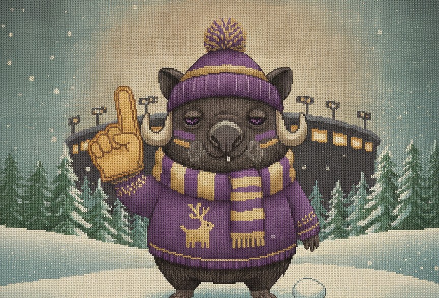 Minnesota Football Shirts, as printed on the sweatshirt