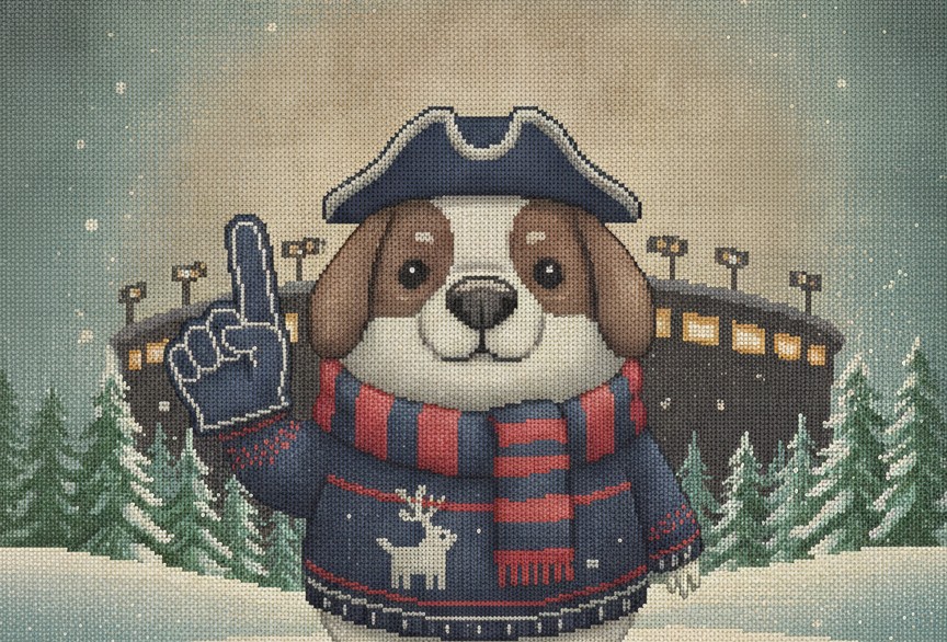 New England Football Shirts, as printed on the sweatshirt