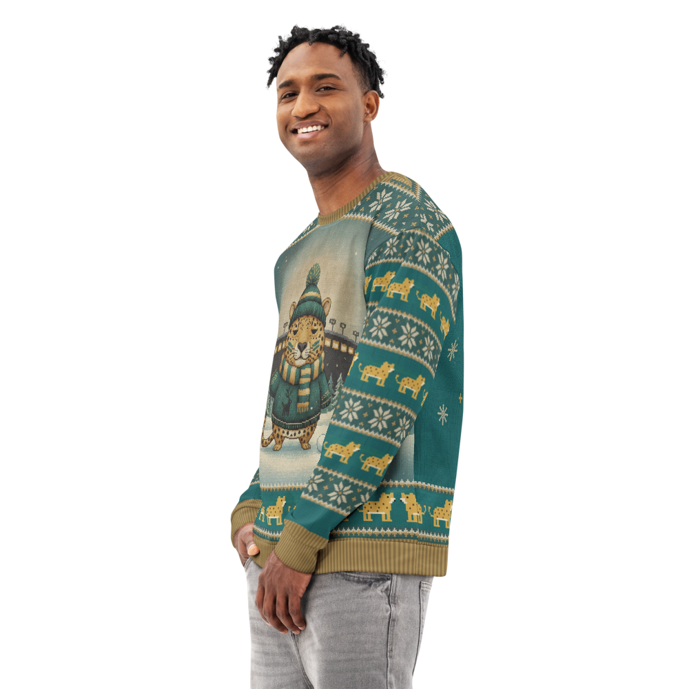 Jacksonville Fan ugly Christmas sweatshirt, men's side