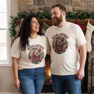Plus size styling photo, Koalafied Matching Christmas Shirts for Couples