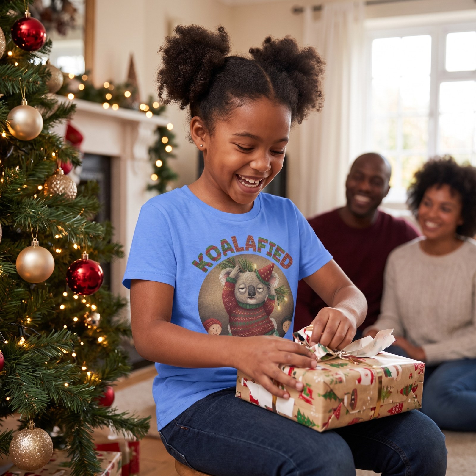 Styling photo, Koalafied Kids Ugly Christmas Shirt
