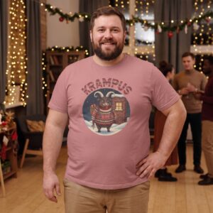 Plus size styling photo, Krampus Ugly Christmas Shirt
