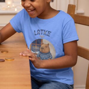 Latke Night Kids Hanukkah Shirt