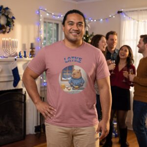 Plus size styling photo, Latke Night Funny Hanukkah Shirt