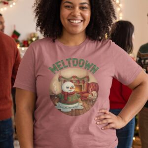 Styling photo, Meltdown Ugly Christmas Shirt