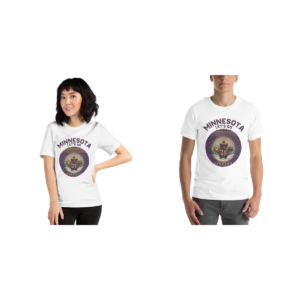 Minnesota Fan Matching Christmas Shirts for Couples | Two Tees, City Colours