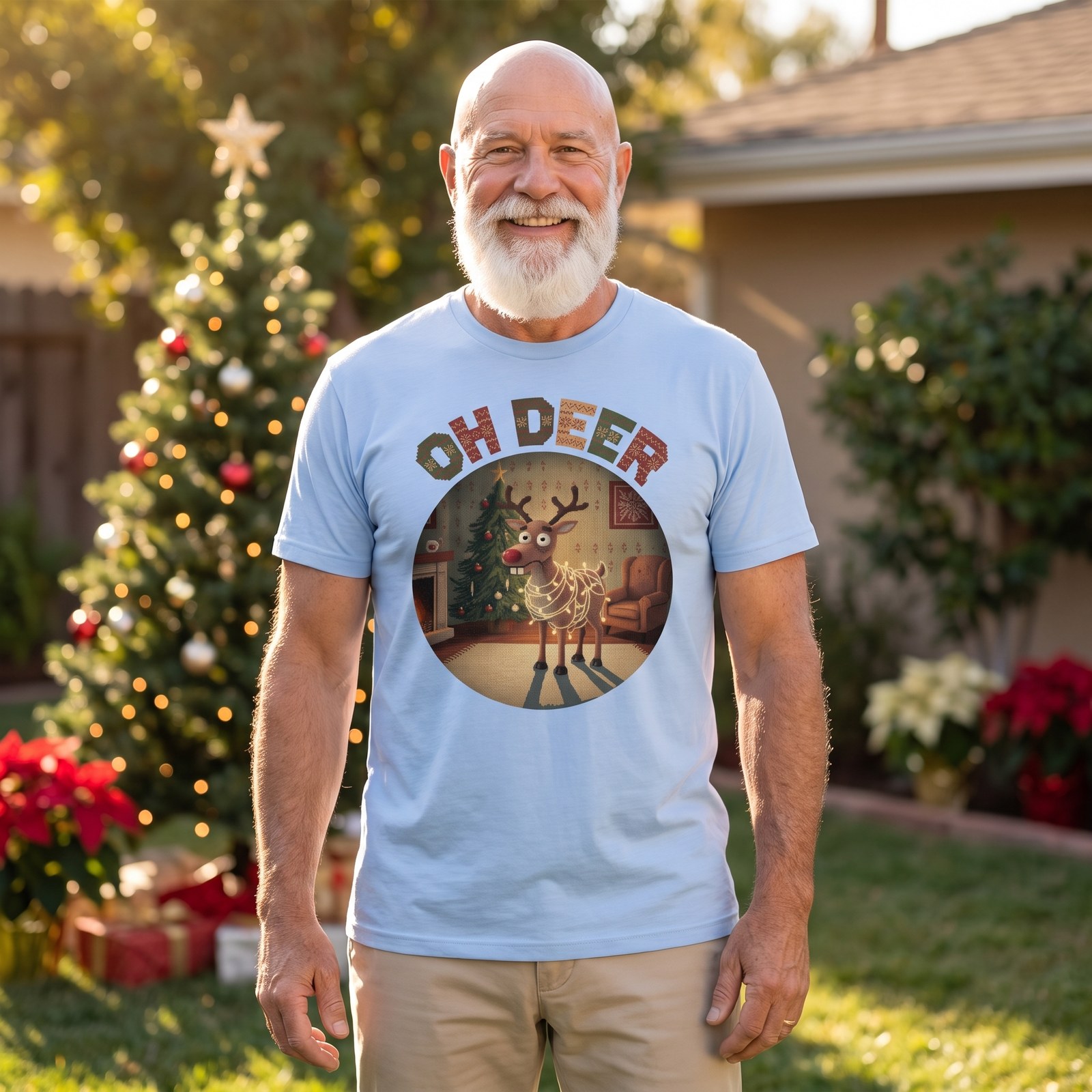Styling photo, Oh Deer Ugly Christmas Shirt