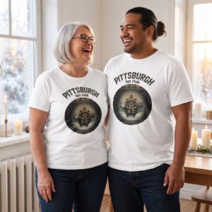 Plus size styling photo, Pittsburgh Fan Matching Christmas Shirts for Couples
