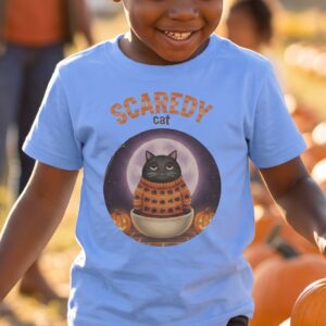 Scaredy Cat Toddler Halloween Shirt