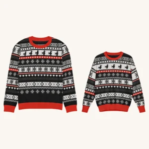 Selbu Bird matching parent and child Christmas set, adult and child versions side by side