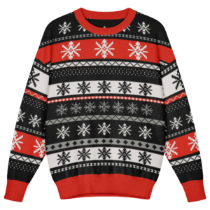 Selbu Stars Kids Ugly Christmas Sweater | Real Knit Nordic Crewneck 1