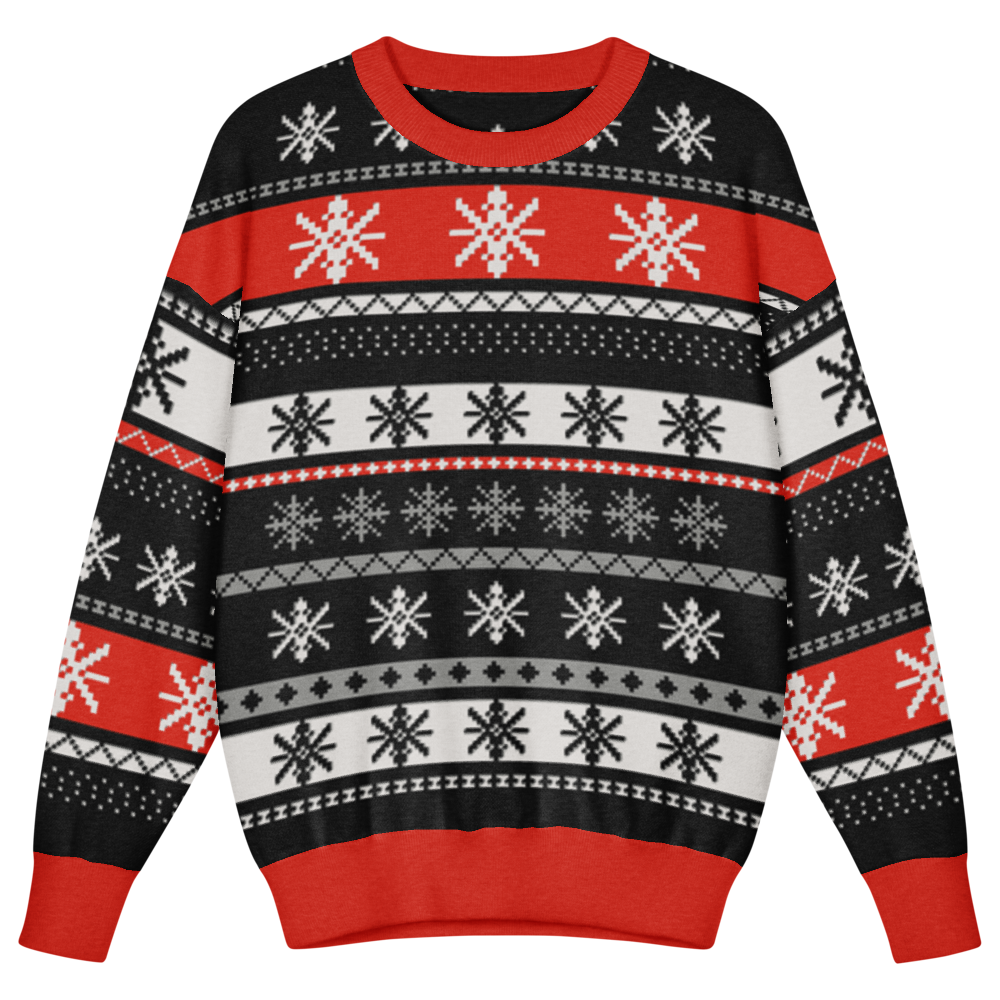 Selbu Stars Kids Ugly Christmas Sweater | Real Knit Nordic Crewneck 1