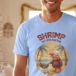 Shrimp on the Barbie Ugly Christmas Shirt