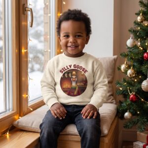 Styling photo, Silly Goose Toddler Ugly Christmas Sweater