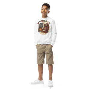 Sitting Duck Kids Ugly Christmas Sweater | Youth Crewneck Sweatshirt