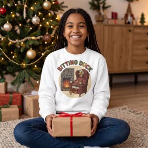 Styling photo, Sitting Duck Kids Ugly Christmas Sweater