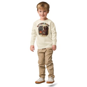 Sitting Duck Toddler Ugly Christmas Sweater | Kids Crewneck Sweatshirt, Ages 2 to 7