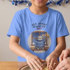 Slow Burn Kids Hanukkah Shirt