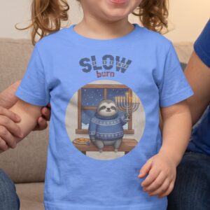 Slow Burn Toddler Hanukkah Shirt