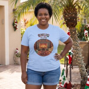 Plus size styling photo, Snug as a Bug Ugly Christmas Shirt