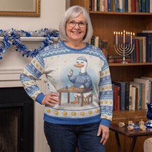 Spin Class Ugly Hanukkah Sweater