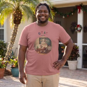 Plus size styling photo, G.O.A.T. Teacher Ugly Christmas Shirt