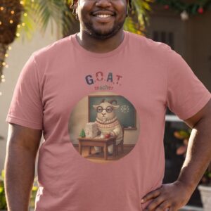 G.O.A.T. Teacher Ugly Christmas Shirt