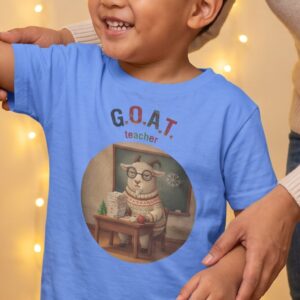 G.O.A.T. Teacher Toddler Ugly Christmas Shirt