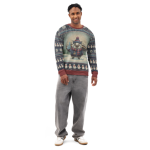 Tennessee Fan ugly Christmas sweatshirt, men's front