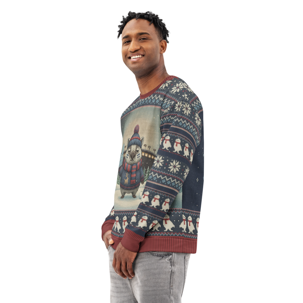 Tennessee Fan ugly Christmas sweatshirt, men's side