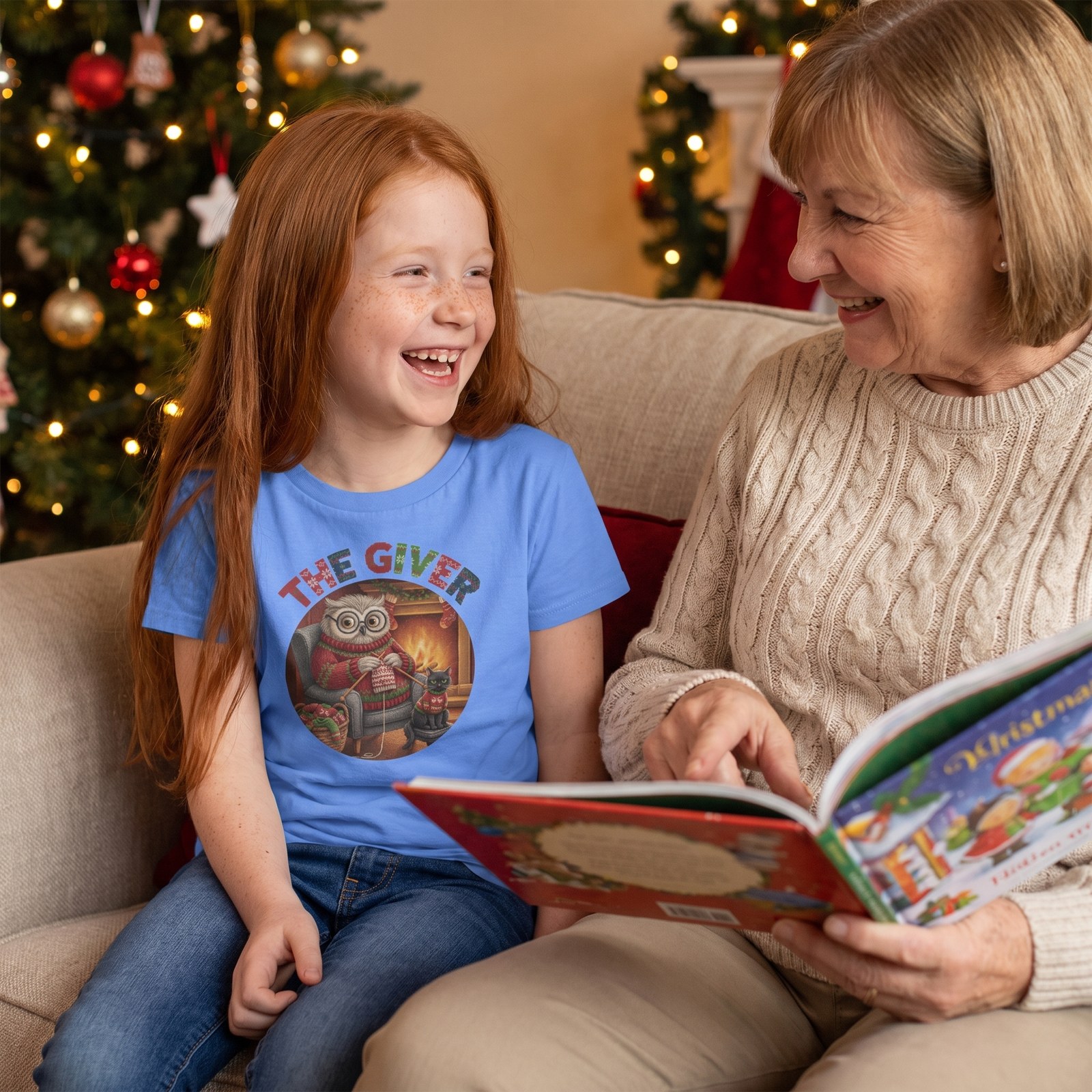 Styling photo, The Giver Kids Ugly Christmas Shirt
