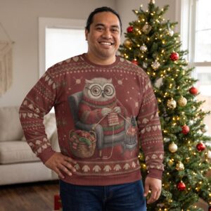 Plus size styling photo, The Giver Ugly Christmas Sweater