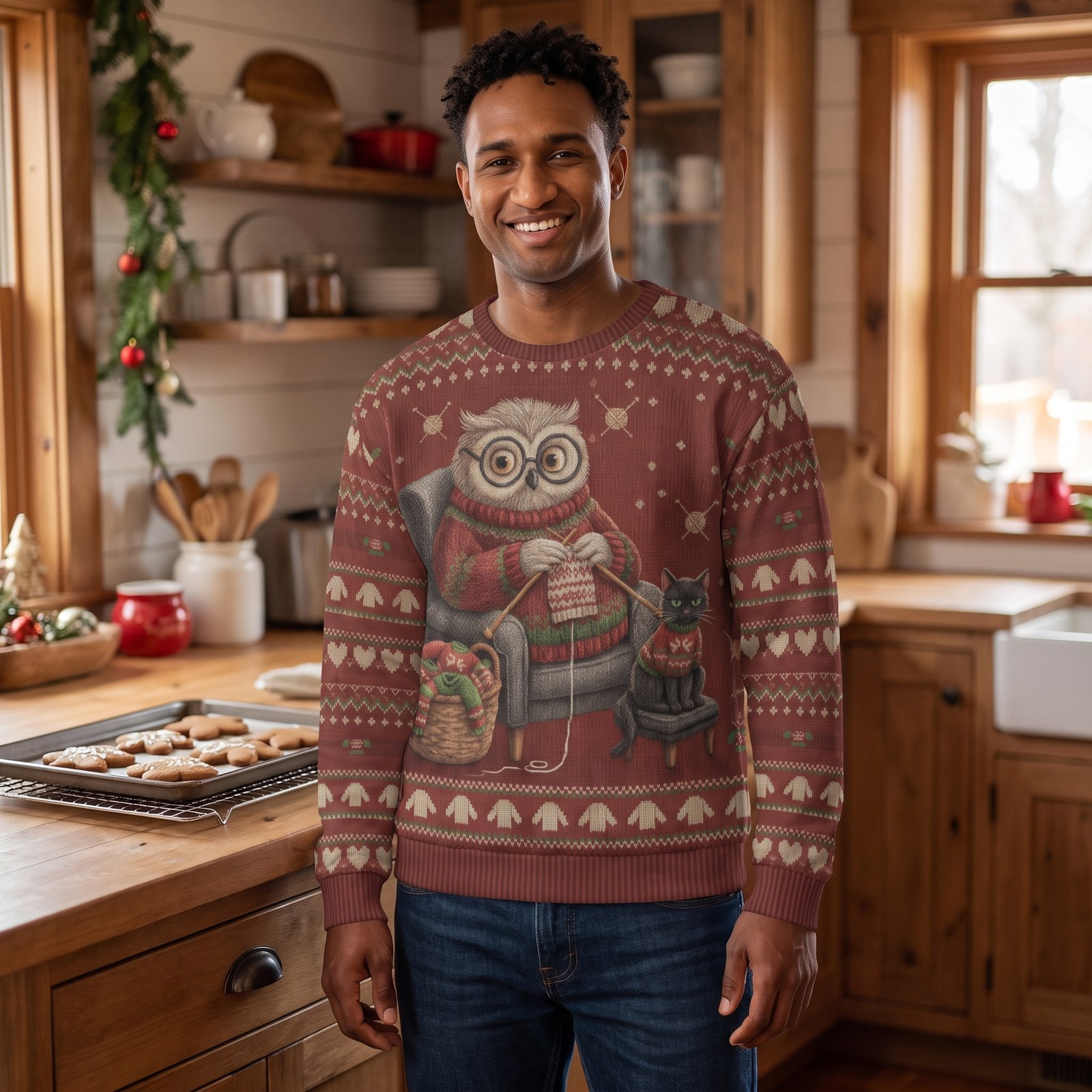 Styling photo, The Giver Ugly Christmas Sweater