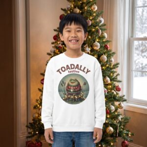 Styling photo, Toadally Festive Kids Ugly Christmas Sweater
