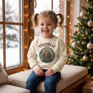 Styling photo, Toadally Festive Toddler Ugly Christmas Sweater