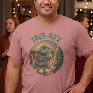 Styling photo, Tree-Rex Ugly Christmas Shirt