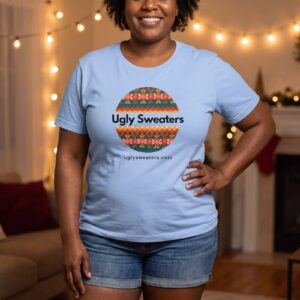 Plus size styling photo, Ugly Sweaters Logo Tee