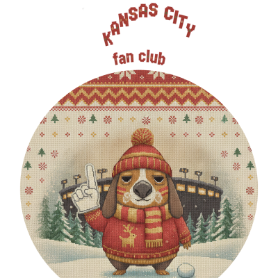 Kansas City Fan Ugly Christmas Tee