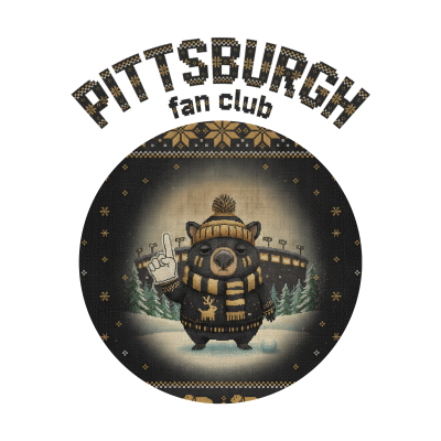 Pittsburgh Fan Toddler Ugly Christmas Tee