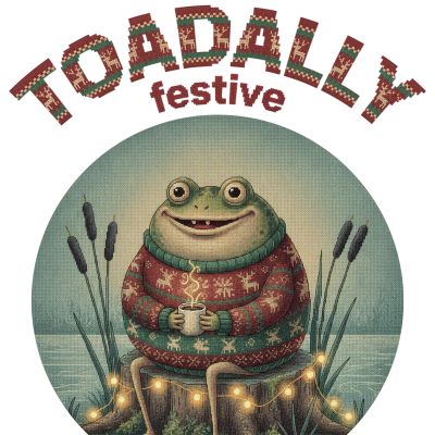 Toadally Festive Toddler Ugly Christmas Tee